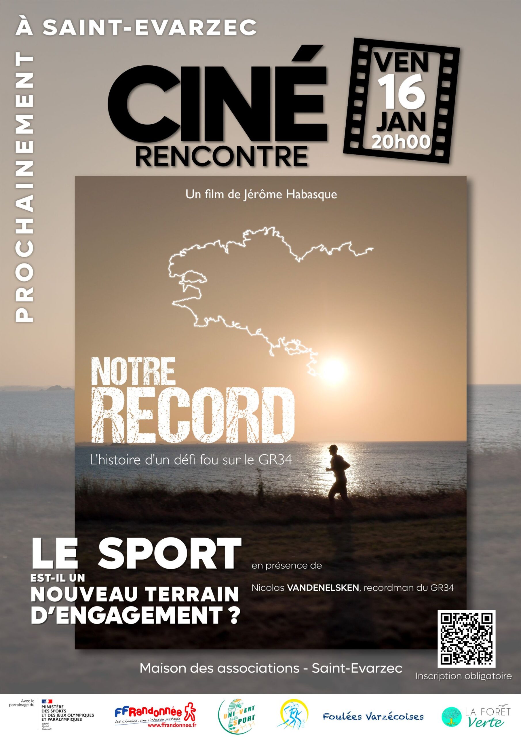 Affiche Notre record - Les Foulées Varzécoises