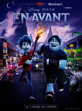Projection du film "EN AVANT " samedi 9 juillet 2021 À LA HALLE DES SPORTS.