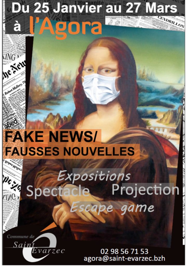 Affiche FAKE NEWS FAUSSES NOUVELLES