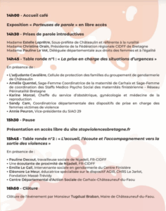 Affiche accompagnement violences