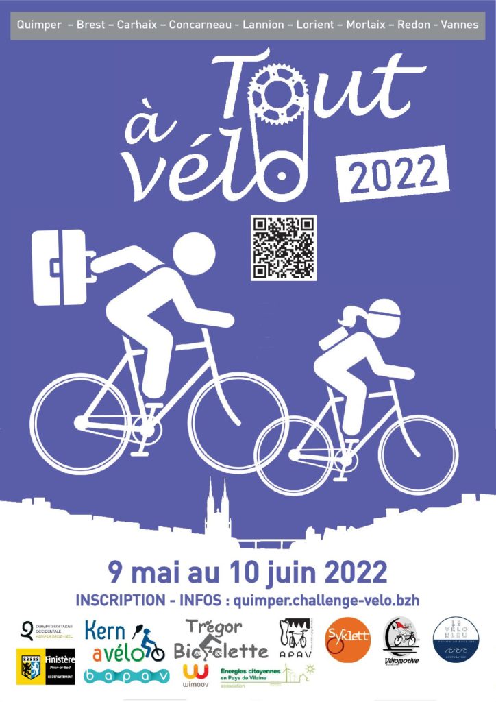 Relevez le defi Tout a Velo 2022 Mairie de Saint Evarzec