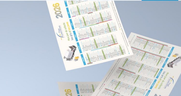 Calendrier 2026 CCPF