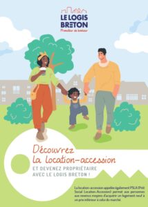 Logis Breton 2 -Affiche "Découvrez la location-accession"