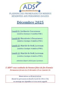 Minibus décembre 2025 - ADS7