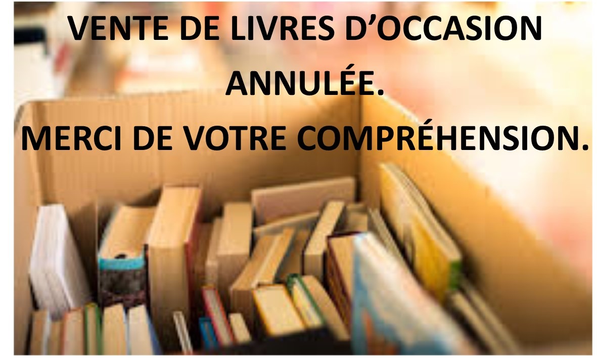 Vente de livres d'occasion