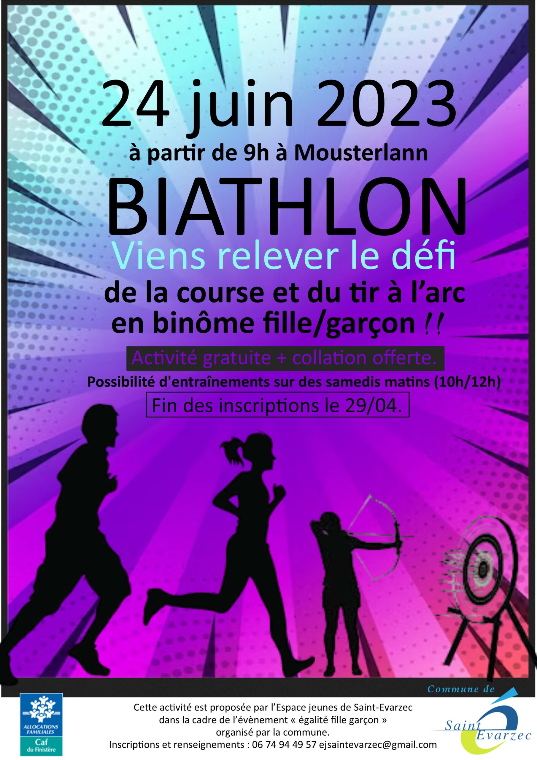 Biathlon pour les jeunes de 11 à 17 ans !