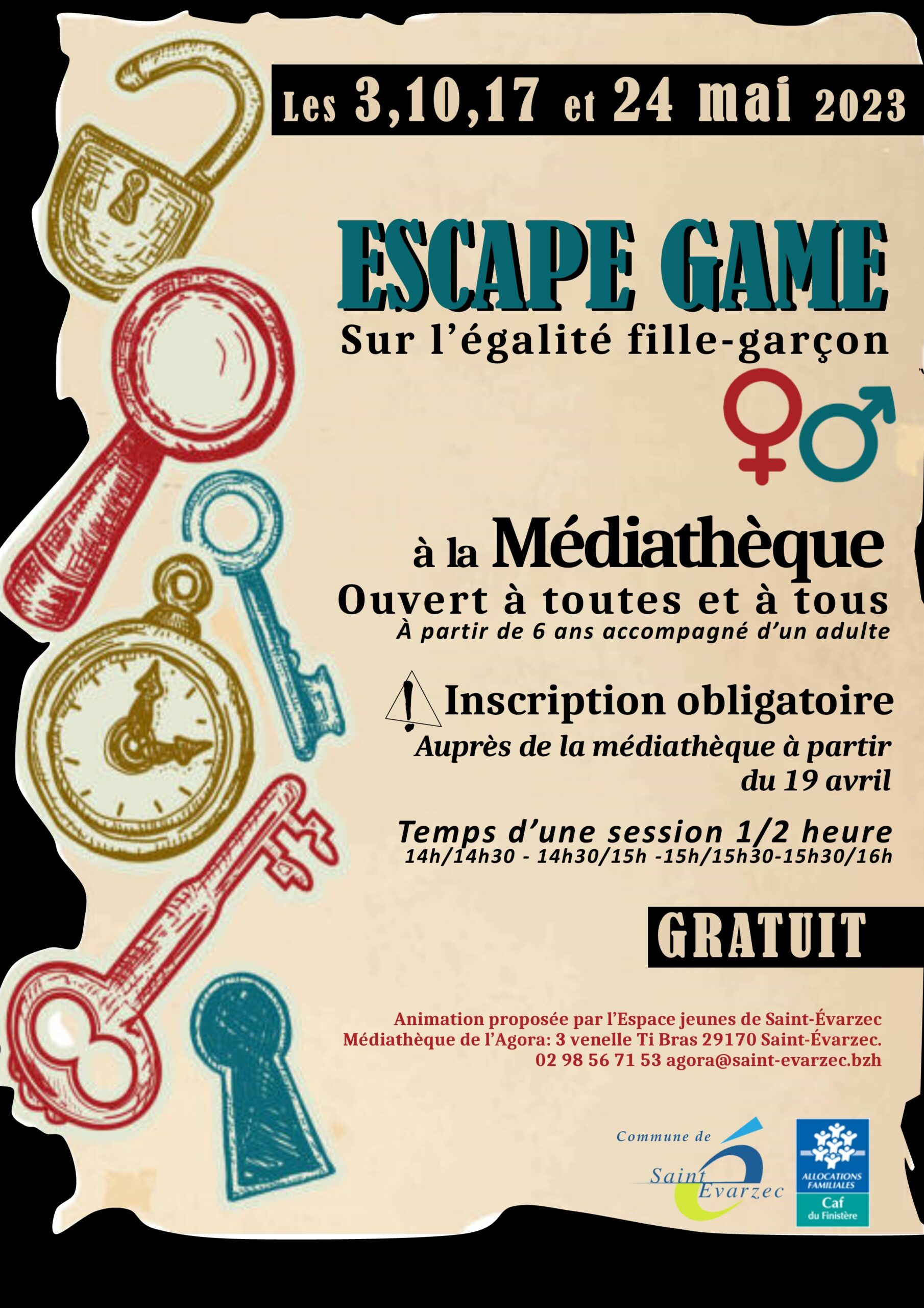 Escape game à la médiathèque !!!