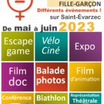Temps fort sur la commune de mai à juillet 2023 : l'égalité homme femme et fille garçon.