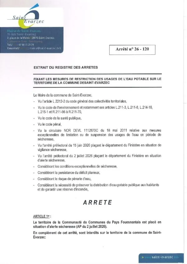 Image du document Arrêté du Maire (26-120)