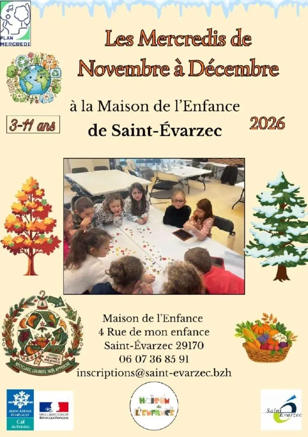 Image du document Les mercredis de novembre à décembre 2026
